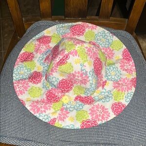 i play. Pink and Green Floral Sun Hat